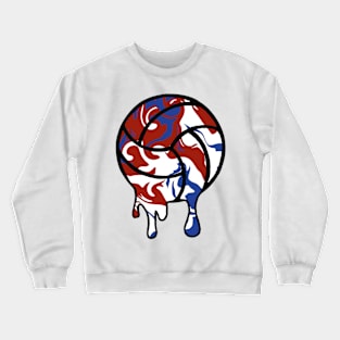 Melting volleyball Crewneck Sweatshirt